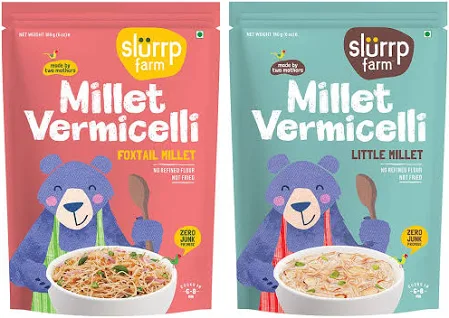 Slurrp Farm Foxtail Millet and Little Millet Vermicelli Combo